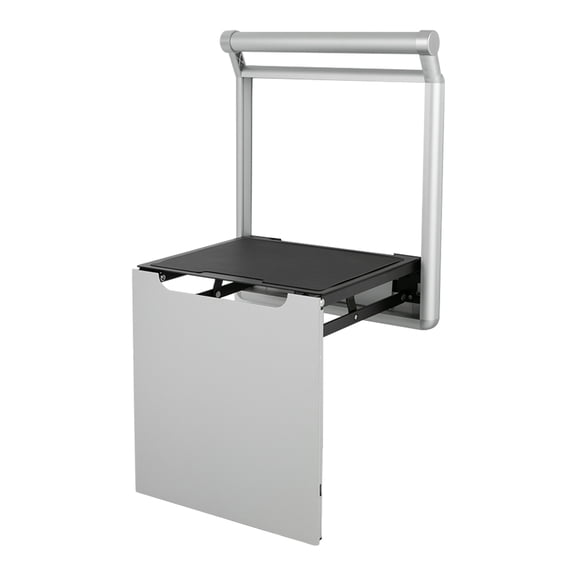 Wildnix Folding Shower Seat with High-Quality Aluminum Alloy Frame, Modern Design, Strong Weight-Bearing Capacity (330.7 lbs) for Comfortable Use