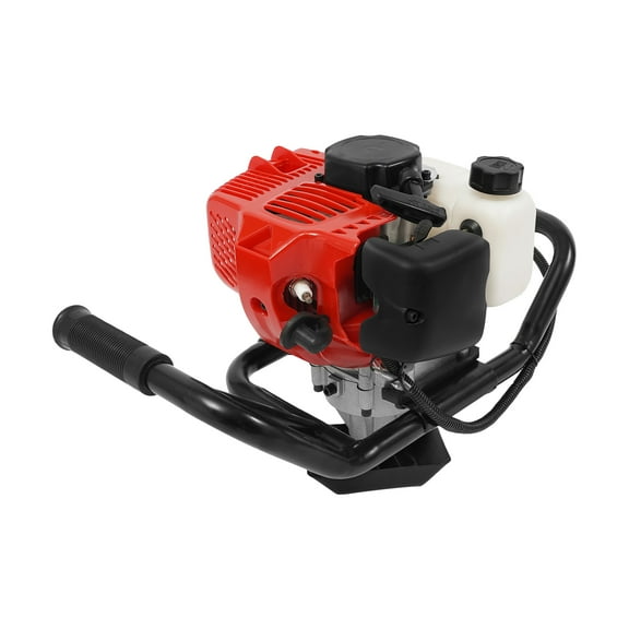 Wildnix Gas Powered Post Hole Digger with 2-Stroke 52CC Engine, High Power, Durable, Ergonomic Dual Handle, Energy Efficient and Easy to Operate