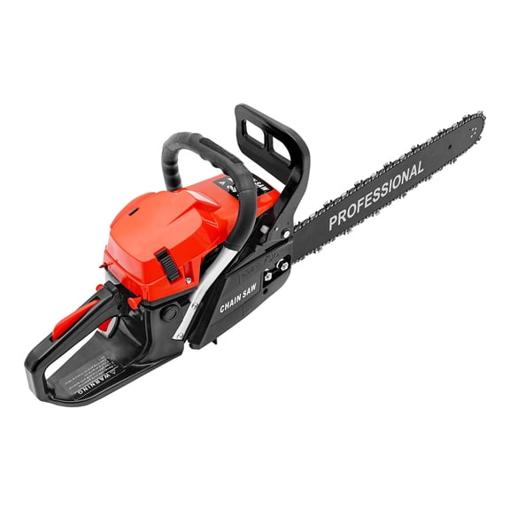 Wildnix Gasoline Chain Saw, 58cc 2-Stroke Engine, 20-Inch Chain, 3.6HP, High Efficiency, Lightweight Design, Ergonomic Handle for Easy Cutting and Operation