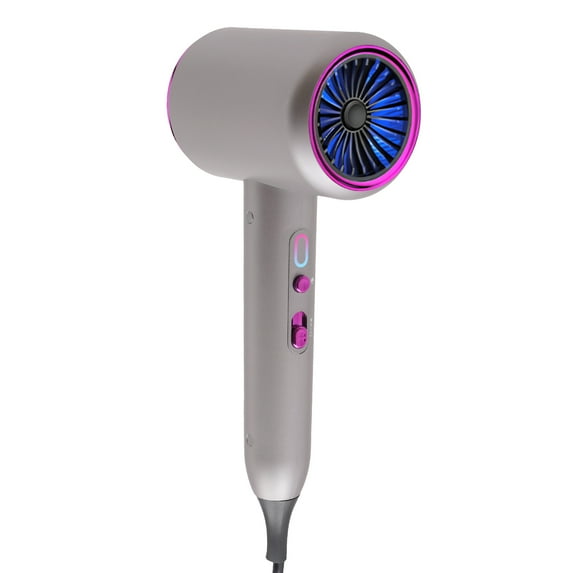 Wildnix Hair Dryer with Negative Ion Technology, 20000rpm High-Speed Motor, 3 Temperature Settings, PC Body, Quick Drying, Safe & Durable for Shiny Hair