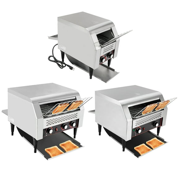 Wildnix High Efficiency Commercial Conveyor Toaster with 7 Speeds and 3 Modes, 150-450 Slices per Hour, Ideal for Cafes, Buffets, and Coffee Shops