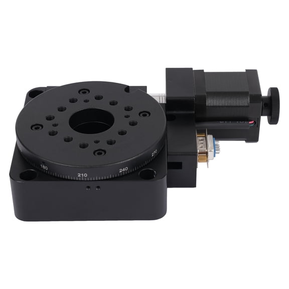 Wildnix High-Precision Motorized Rotating Display Stand with Worm Gear Transmission for Industrial and Scientific Applications, 360 Rotation