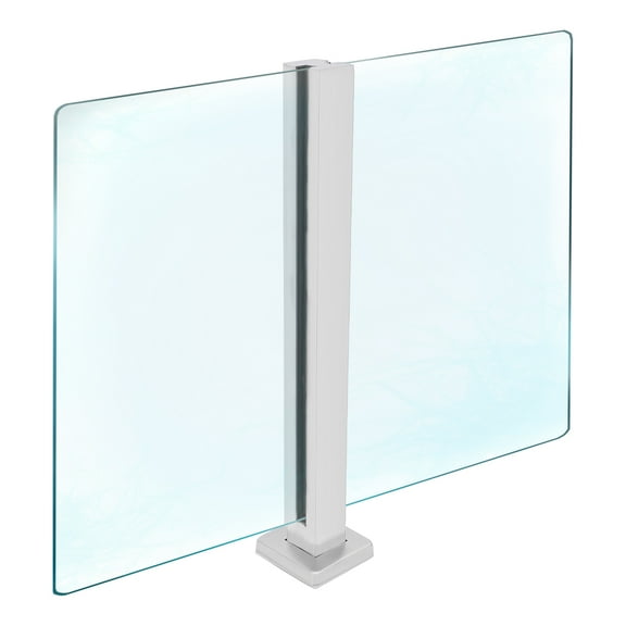 Wildnix High-Quality 304 Stainless Steel Railing Post with Glass Panel, Strong Load-Bearing Capacity, Deepened Slot, Ideal for Residential and Commercial Use