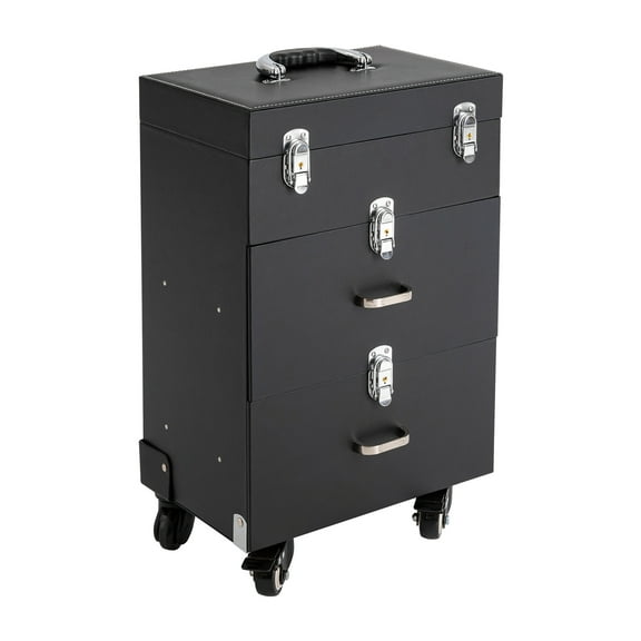 Wildnix High-Quality Makeup Train Case with Categorized Storage, Privacy Protection, and 99 lbs Load Capacity, Ideal for s On-the-Go