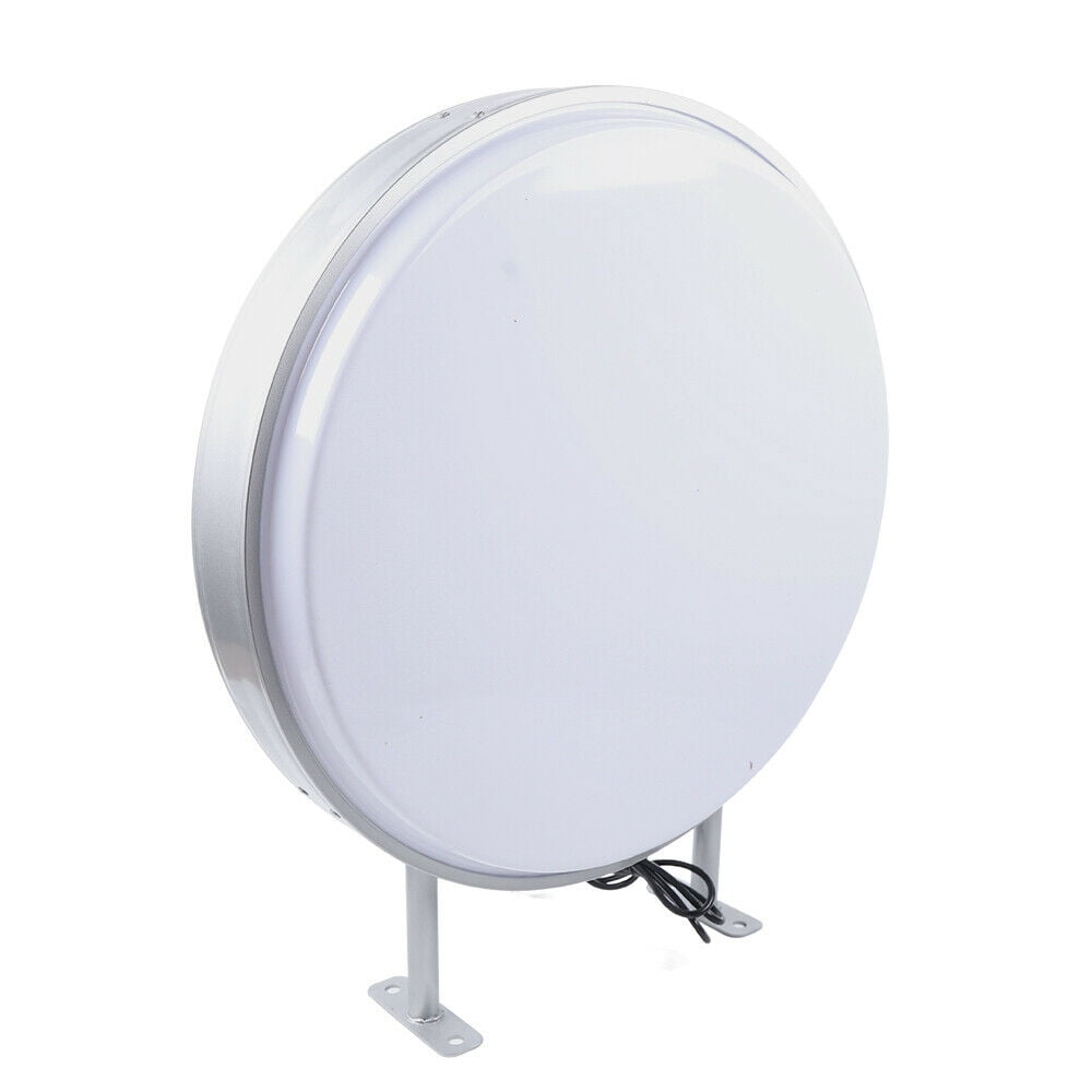 Wildnix LED Round Light Box Sign, 10000K White LED, Double-Sided ...