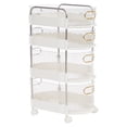 thumbnail image 1 of Wildnix Modern Desk Apothecary Cabinet with Large Storage Capacity, 4 Adjustable Drawers, Wheels for Easy Movement and Space-saving Design, 1 of 7