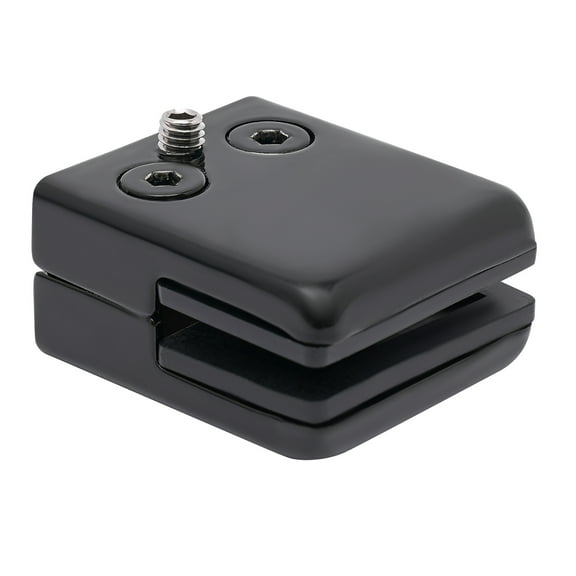 Wildnix Modern Glass Clamp, 8 Pack, Square Stainless Steel Glass Clip, Adjustable for 8-10mm Glass, Sturdy,  and Easy to Install