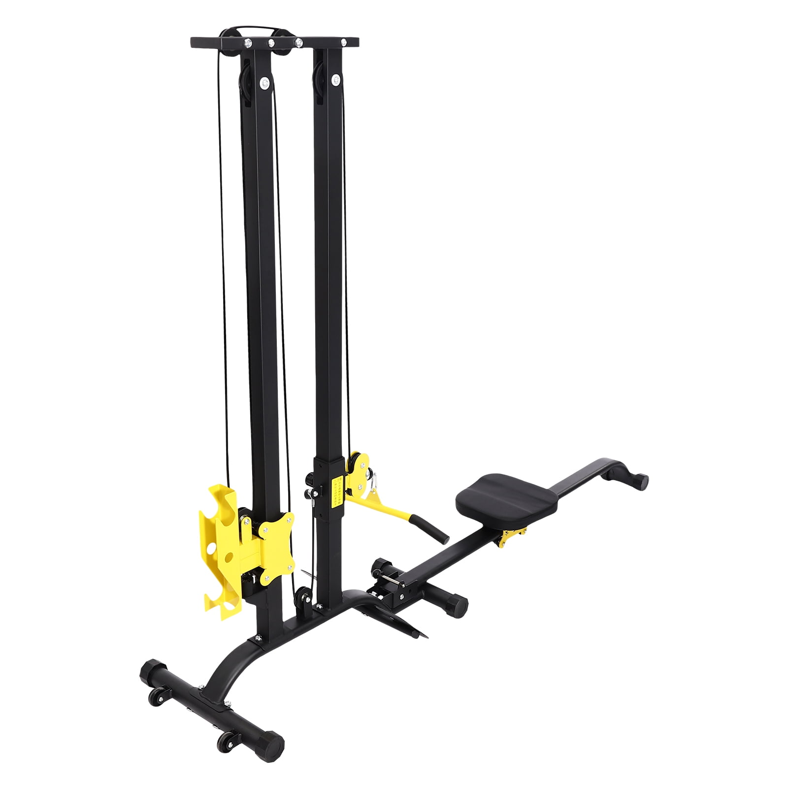Wildnix Multifunctional Fitness Power Cage, Home Gym Equipment with Adjustable Height, Thickened Cushion, Sturdy Steel Frame for Strength Training