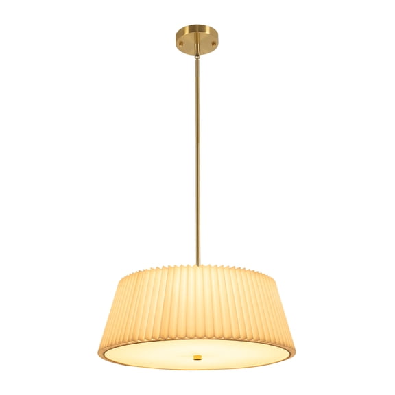 Wildnix Pendant Lights with Adjustable Height (11.02-48.43 inches), E26 Lamp Holders, Compatible with LED and Energy-Efficient Bulbs, Durable Paper, PVC, and Iron Construction