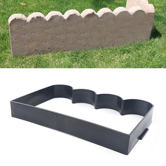 Wildnix Plastic Fence Concrete Mold for Brick Cement, 42x26 cm, Easy to Use and Perfect for DIY Outdoor Projects and Fence Construction