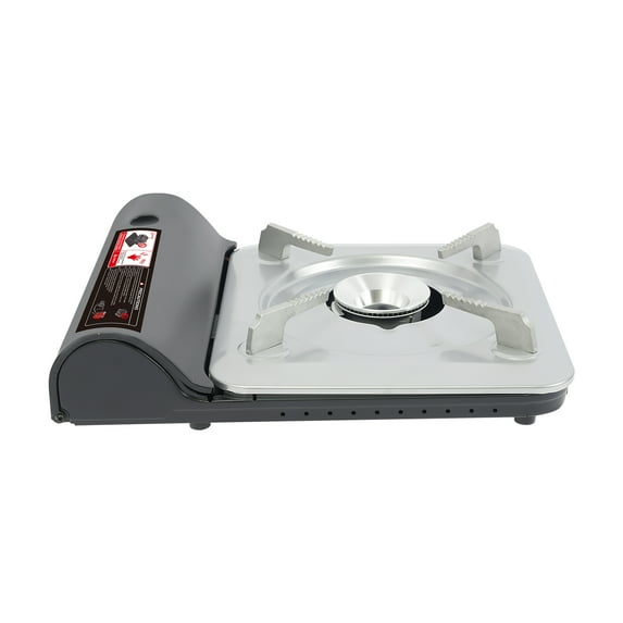 Wildnix Portable Camping Gas Stove, 3500W BBQ Grill for 3-5 People, Windshield, Sturdy Feet, Tabletop Cooking for Outdoor Gatherings