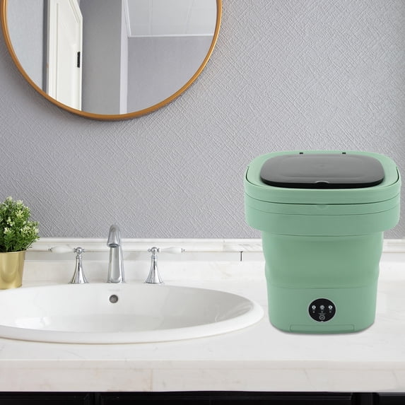 Wildnix Portable Mini Washing Machine, Compact Foldable Design, 11L Capacity, Ideal for Delicate Fabrics, Efficient & Quiet Operation for Small Items