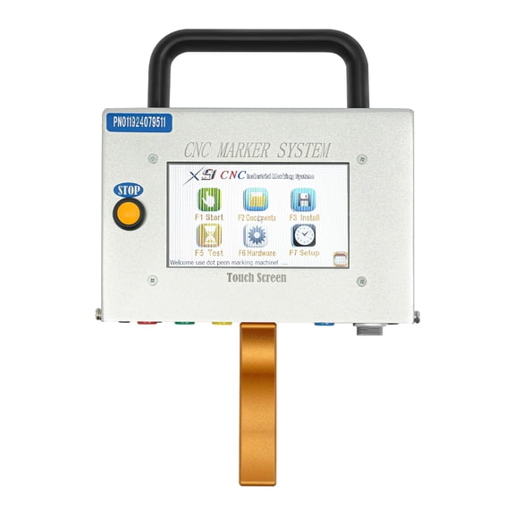 Wildnix Portable Pneumatic Engraver with Tungsten Steel Needle and Clear Touch Screen,  Marking Machine for Various Materials