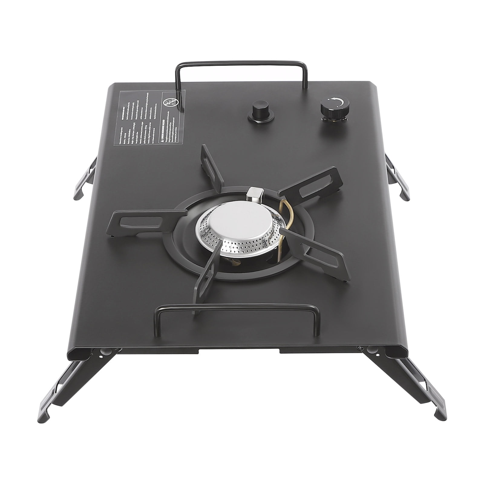 Wildnix Portable Propane Gas Stove, Stainless Steel with Electronic Ignition, 2.7KW Heat Output, Compact & Lightweight for Outdoor Cooking