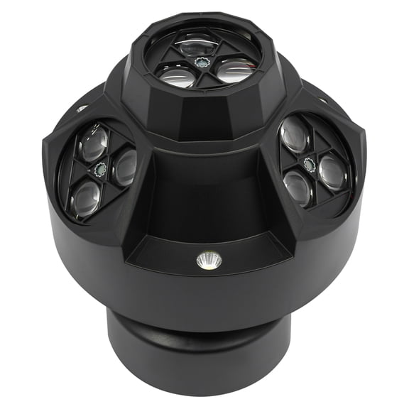 Wildnix RGBW LED Stage Lights with DMX512, Sound-Activated Modes, Adjustable Rotation for Parties, Events, and Stage Performances