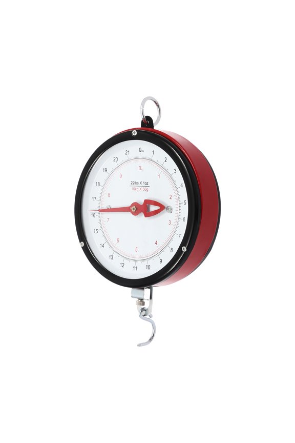 Reliable Hanging Scale with 10kg Capacity, Double-Sided Dial and Large Numbers for Easy Weighing at Home or Express Companies