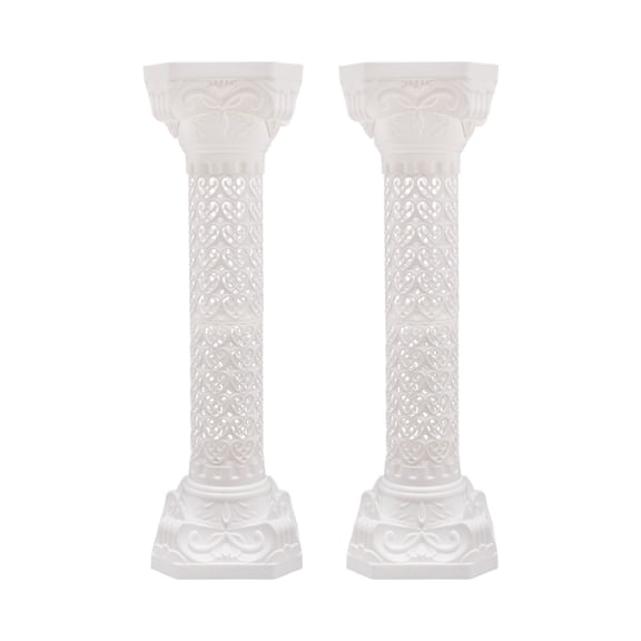 Wildnix Roman Column Wedding Decorations, Durable Plastic Sculpture