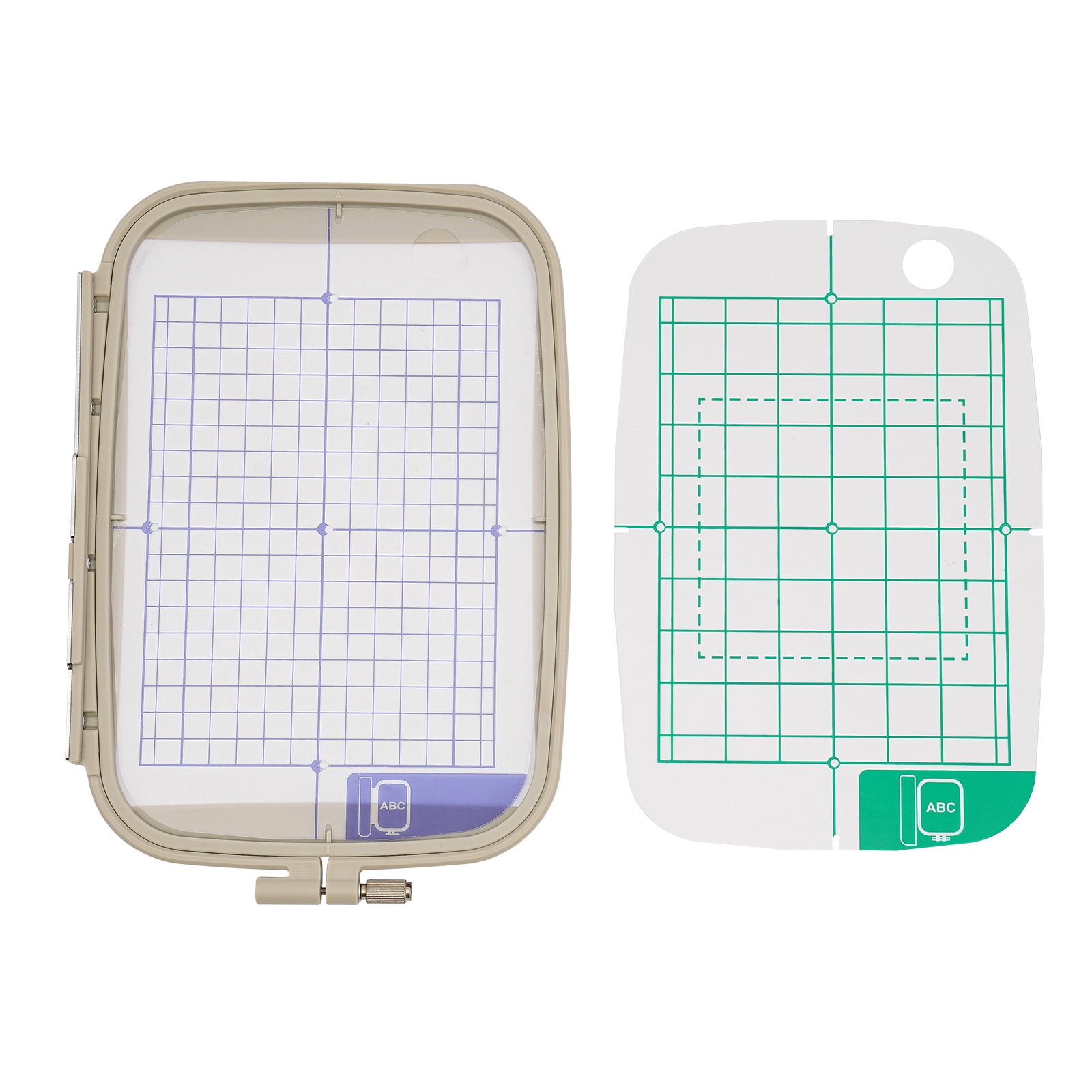 Wildnix Set of 4 Embroidery Hoops, Small to Extra Large Sizes, Compatible with Brother Embroidery Machines, Sturdy and Lightweight Design