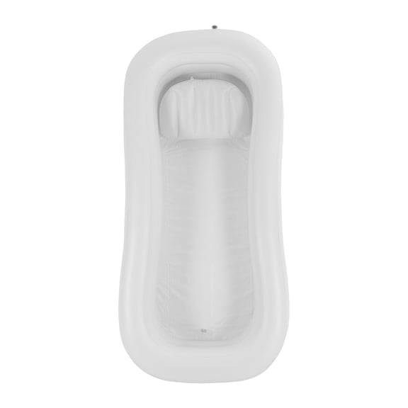 Wildnix Shower Bathtub,  PVC, Inflatable Pillow for Neck and Back Comfort, Double-Tier Design, Portable and Foldable, Ideal for Elderly, Pregnant, or Disabled Care