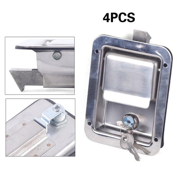 Wildnix Stainless Steel Tool Box Locks – Durable Latch Set with Comfortable Handle, Rust & Corrosion Resistant
