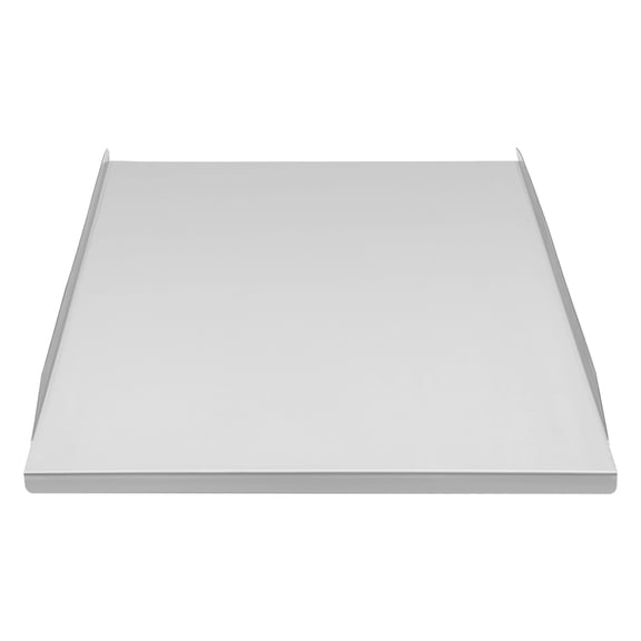 Wildnix Stainless steel washer machine drip pan, 90 curved design, grease collection, prevents flare-ups, enhances charcoal efficiency, for grill use