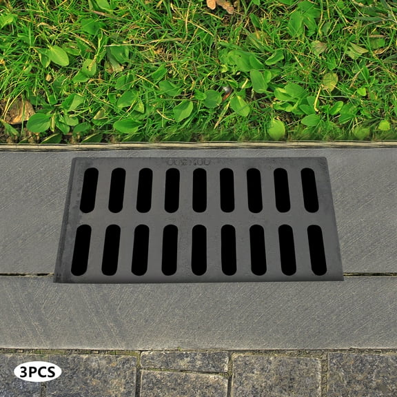 Wildnix Strip Floor Drain, High-Quality Ductile Cast Iron, Corrosion and Rust-Resistant, 11023.11 lbs Load Capacity, Easy to Move and Install, Smooth Surface for Easy Cleaning