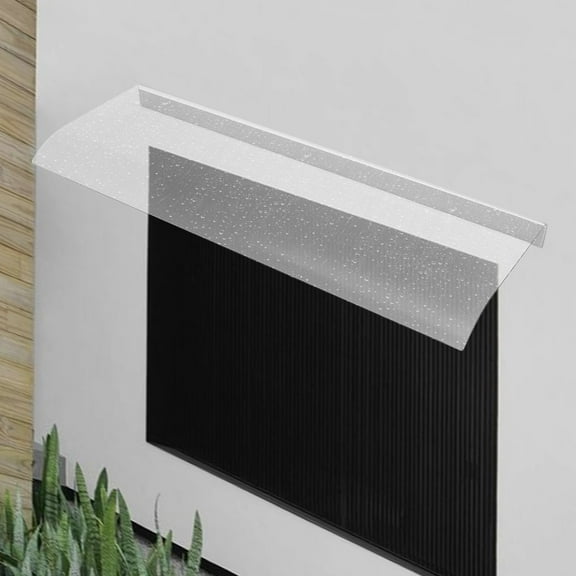Wildnix Sturdy Front Door Canopy UV & Weather-Resistant PC, Easy Installation