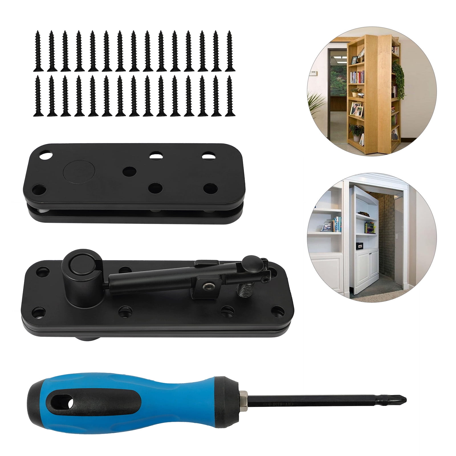 Wildnix Sturdy Murphy Door with 360° Pivot Device, Unique Design for ...