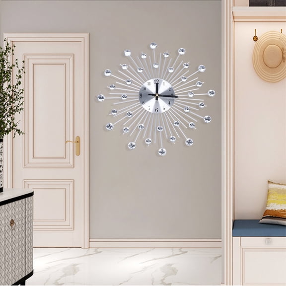 Wildnix Stylish Wall Clock with Metal Material, High Temperature Baking Paint, Smooth Surface, Silent Second Scanning Movement, No Rust, No Fading