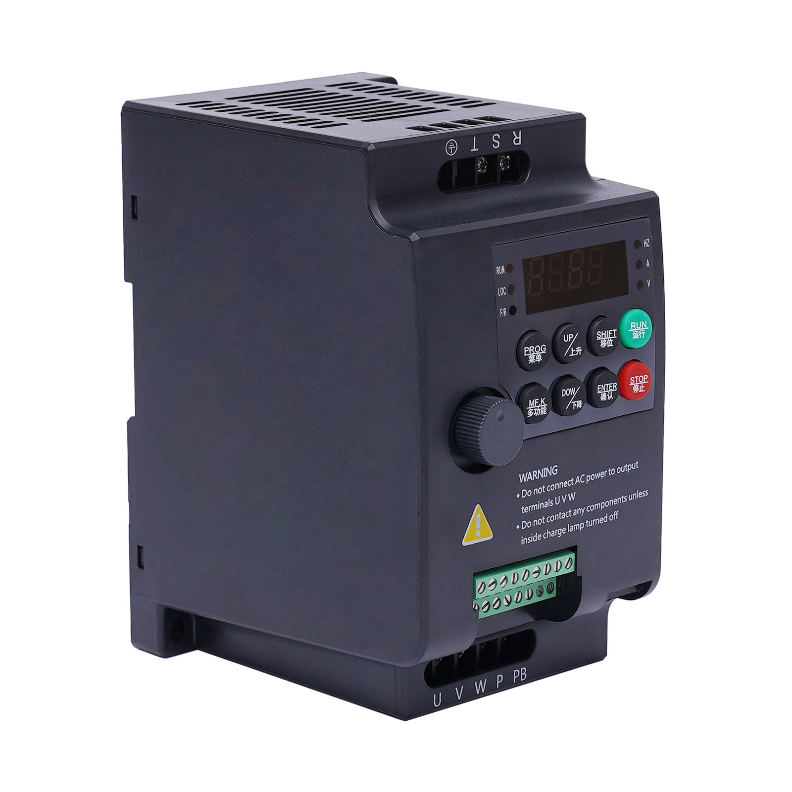 Wildnix Variable Frequency Drive, 220V Input, 3HP, 2.2KW Output, ABS ...