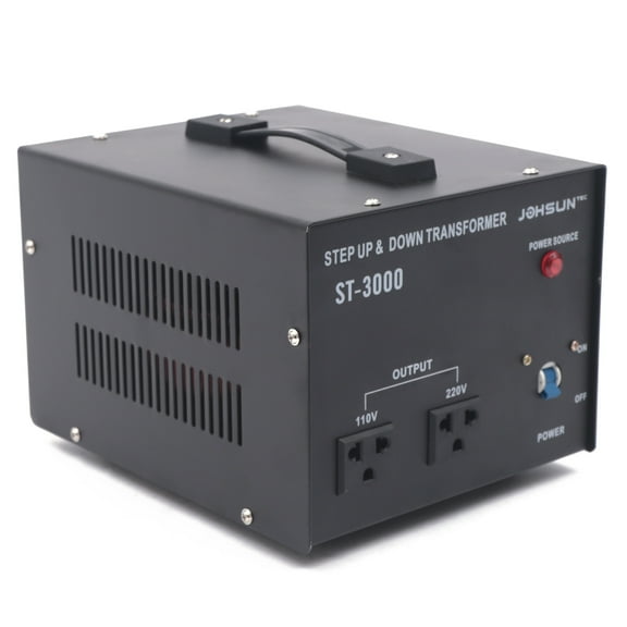 Wildnix Voltage Converter Transformer 3000W with Overload Protection, Dual Voltage 110V/220V, Efficient Energy Conversion, and Safe Operation