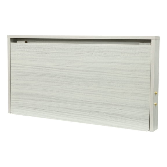 Wildnix Wall-Mounted Floating Shelf with Folding Tabletop, Spacious Desk for Home Office, Books, Magazines, Space-Saving and Easy to Install