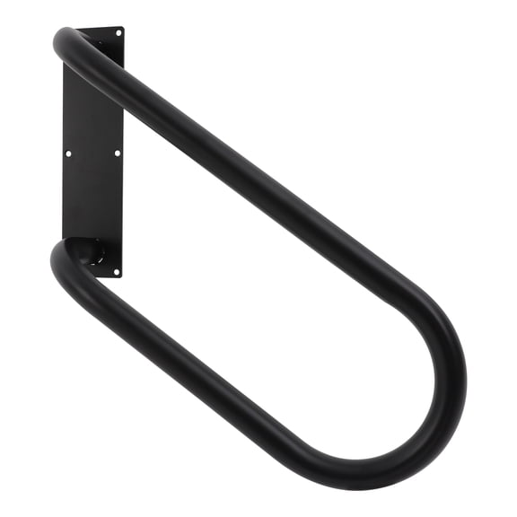 Wildnix Wall Mounted Metal Handrail for Steps, U-shaped Carbon Steel, 441 lbs Load Capacity, Smooth Edges, Quick Installation for Elderly and Limited Mobility