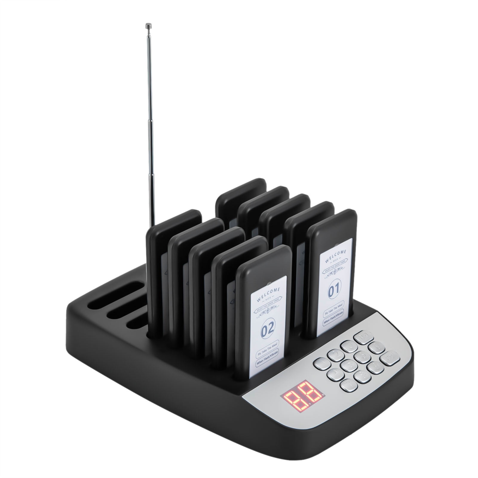 Wildnix Wireless Calling System Pager with Long Distance Transmission ...