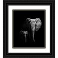 thumbnail image 1 of Wildphotoart 15x17 Black Ornate Wood Framed with Double Matting Museum Art Print Titled - Mother And Child, 1 of 4