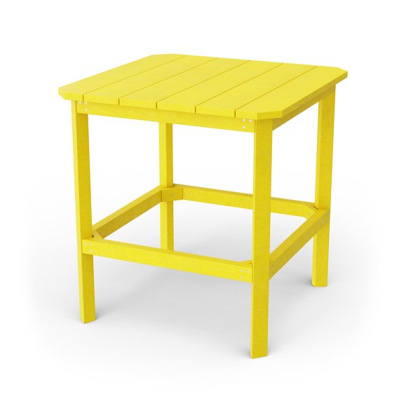 Wildridge Classic 36" High Counter Table, Lemon Yellow - Outdoor Weather Resistant Recycled Plastic Furniture for Patio