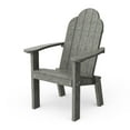 thumbnail image 1 of Wildridge Classic Adirondack Dining Chair, Dark Gray - Outdoor Weather Resistant Recycled Plastic Furniture for Patio, 1 of 2