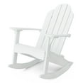 thumbnail image 1 of Wildridge Classic Adirondack Rocking Chair, White - Outdoor Weather Resistant HDPE Rocking Chair for Patio, Deck, Fire Pit, 1 of 4