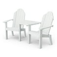 thumbnail image 1 of Wildridge Classic Deck Chair Tete-A-Tete, White - Outdoor Weather Resistant HDPE Furniture for Patio, 1 of 4