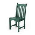 thumbnail image 1 of Wildridge Classic Dining Side Chair, Turf Green - Outdoor Weather Resistant Recycled Plastic Furniture for Patio, 1 of 2