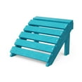 thumbnail image 1 of Wildridge Classic Footrest, Aruba Blue - Outdoor Weather Resistant HDPE Ottoman for Adirondack Chair, 1 of 4