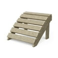 thumbnail image 1 of Wildridge Classic Footrest, Weathered Wood - Outdoor Weather Resistant HDPE Ottoman for Adirondack Chair, 1 of 4