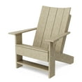 thumbnail image 1 of Wildridge Contemporary Adirondack Chair, Weathered Wood - All-Weather Recycled Plastic Furniture for Patio, Deck, Lawn, 1 of 4