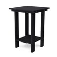 thumbnail image 1 of Wildridge Contemporary Balcony Table, Black - Outdoor Weather Resistant Recycled Plastic Furniture for Patio, 1 of 2