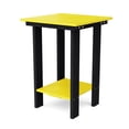thumbnail image 1 of Wildridge Contemporary Balcony Table, Lemon Yellow and Black - Outdoor Weather Resistant Recycled Plastic Furniture for Patio, 1 of 2