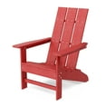 thumbnail image 1 of Wildridge Freedom Modern Adirondack Chair, Cardinal Red - Outdoor Weather Resistant Poly Furniture for Patio, Porch, Deck, Pool, Garden, Backyard, 1 of 4