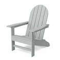 thumbnail image 1 of Wildridge Freedom Traditional Adirondack Chair, Light Gray - Outdoor Weather Resistant Poly Furniture for Patio, Porch, Deck, Pool, Garden, Backyard, 1 of 4