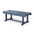 thumbnail image 1 of Wildridge Heritage 42" Patio Bench, Patriot Blue - Outdoor All-Weather HDPE Furniture, 1 of 4