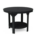 thumbnail image 1 of Wildridge Heritage 48" Pub Counter Table, Black - Outdoor Weather Resistant Recycled Plastic Furniture for Patio, 1 of 2