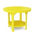 thumbnail image 1 of Wildridge Heritage 48" Pub Counter Table, Lemon Yellow - Outdoor Weather Resistant Recycled Plastic Furniture for Patio, 1 of 2